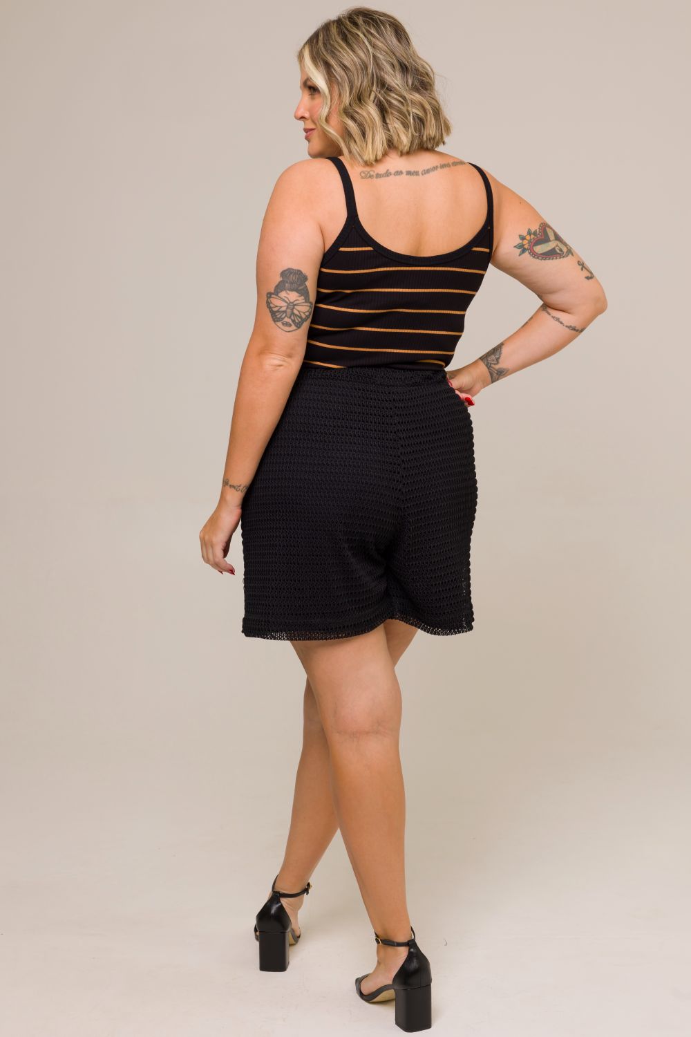 Regata Plus Size Sheila Canelado Listrado Cess