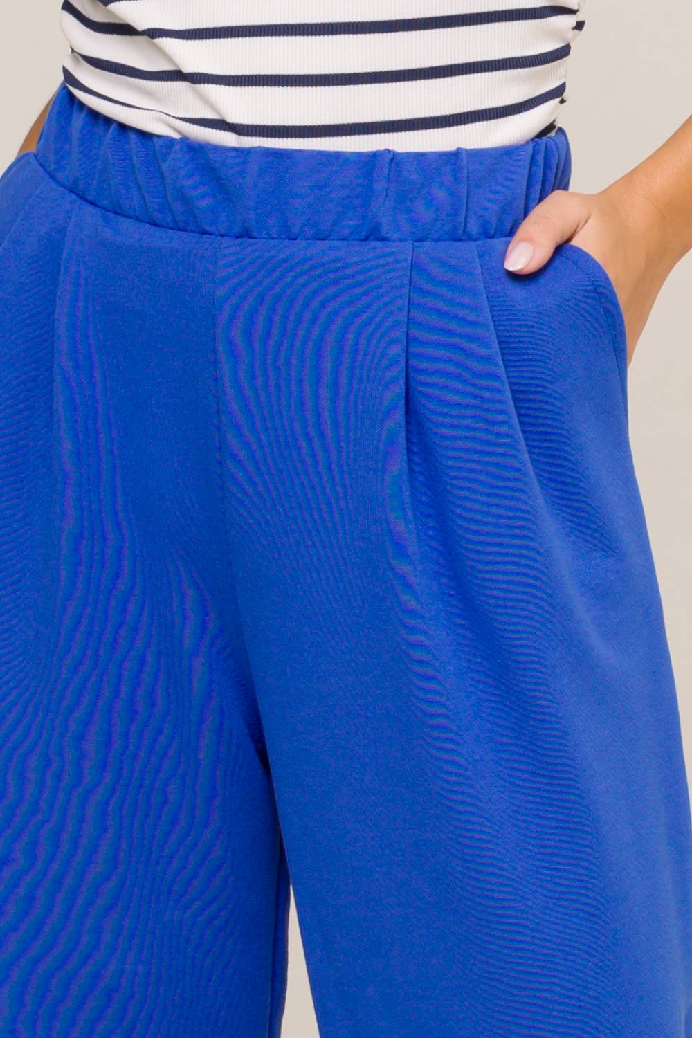 Calça Pantalona Leticia Azul Royal Cess