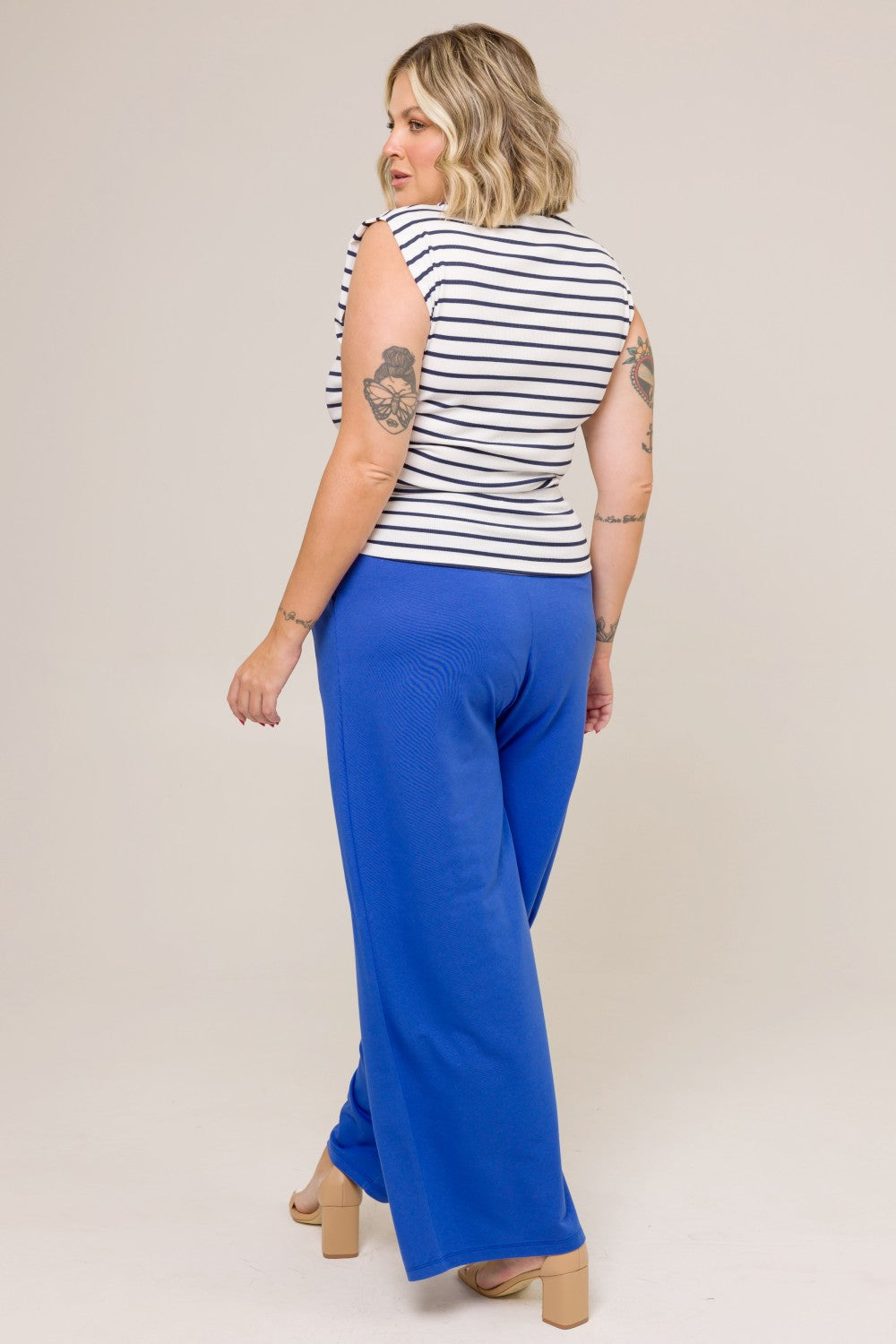 Blusa Drapeada Plus Size Ariel Listrada Cess